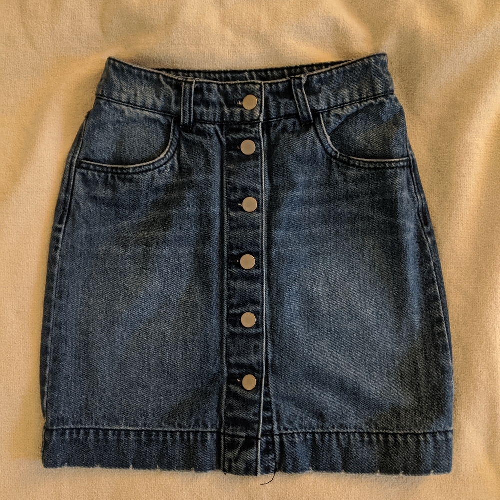 H&M Blue Denim Skirt